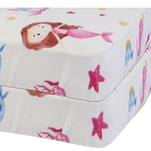 Crib Sheets for Girl, Cotton Baby Crib Sheet Neutral for Standard Crib Mattress